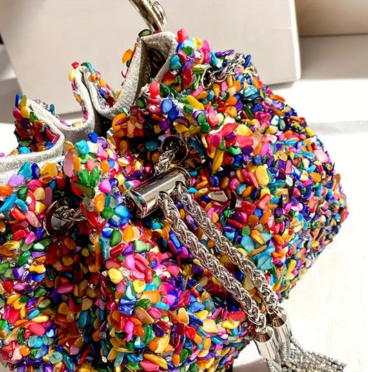 Rainbow Nerds Bucket Bag