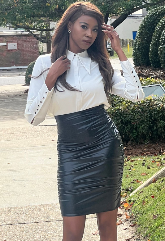 All About Business Button Up|Collar Shirt