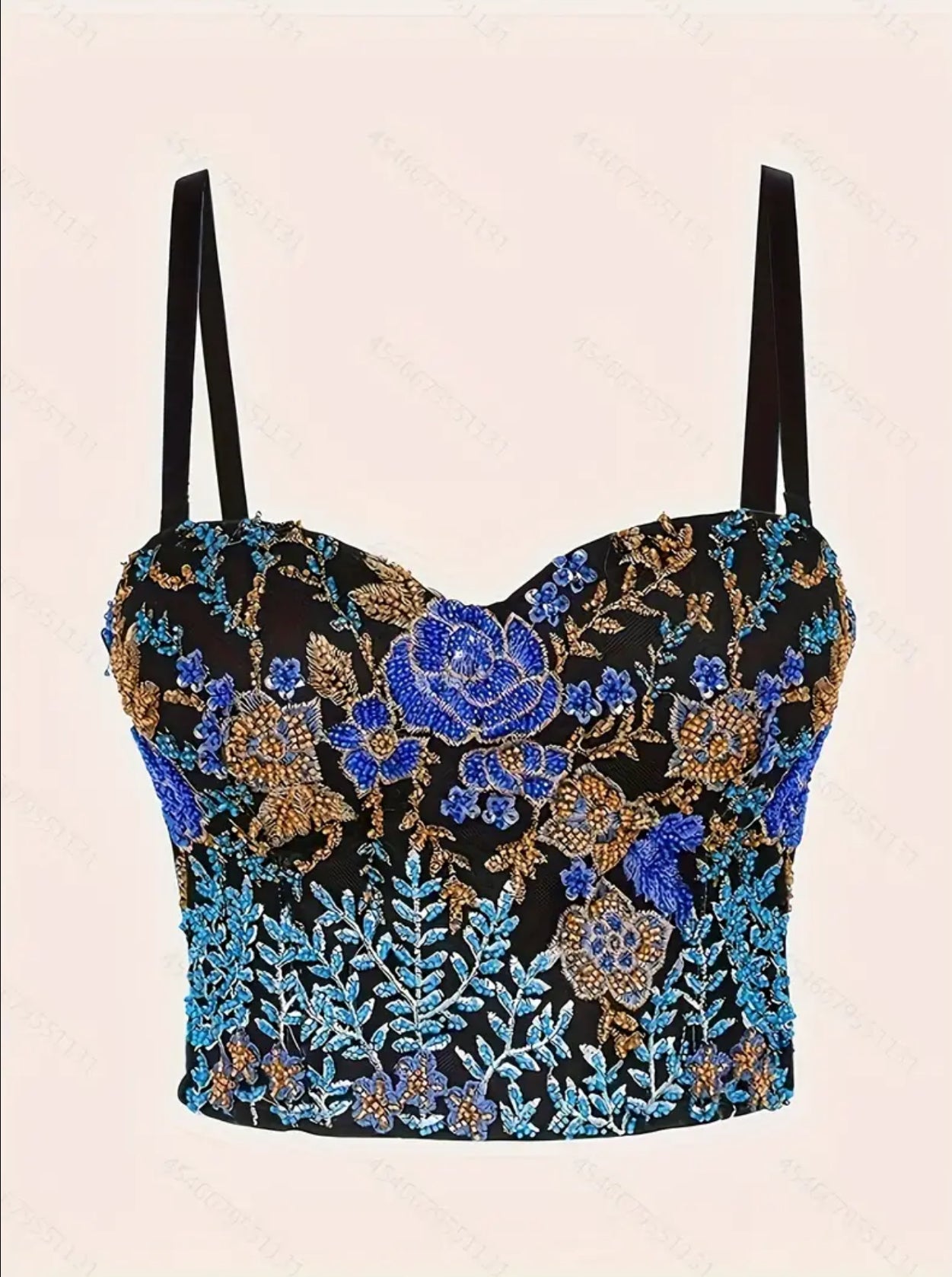 Azul Sequined Corset