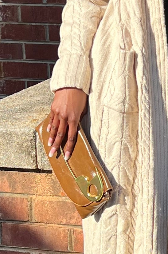 Pinned Closed Crossbody Bag | Purse