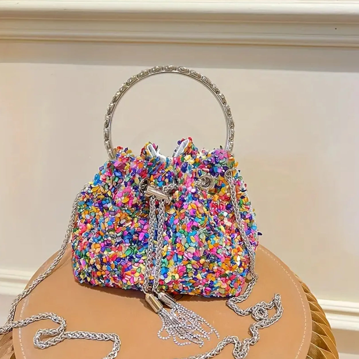 Rainbow Nerds Bucket Bag