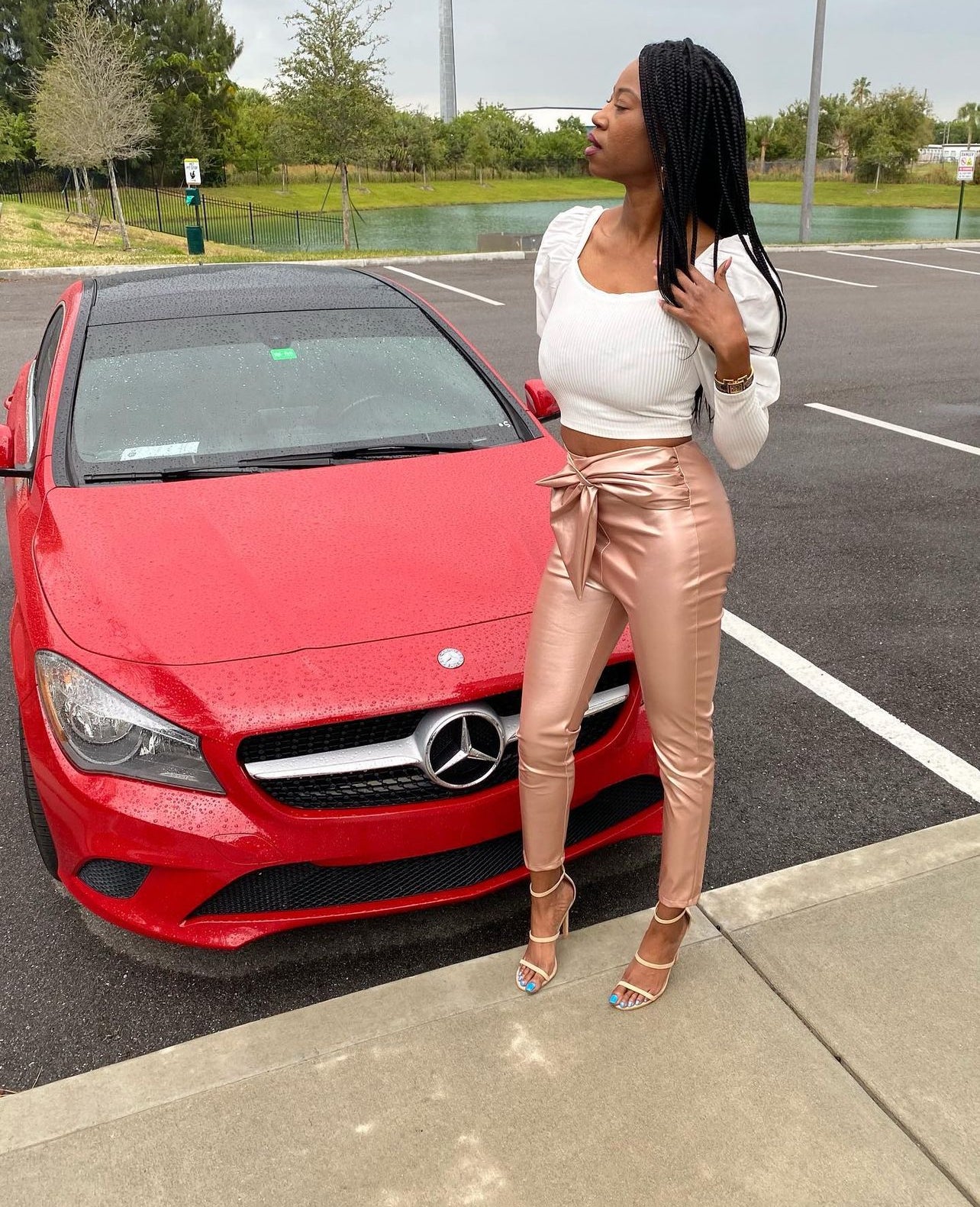 Pink Champagne Romance Pants