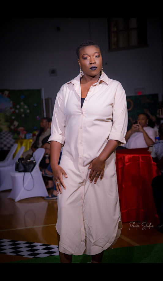 Button Up Maxi Dress