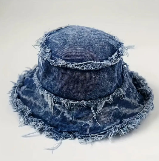 Vintage Denim Bucket Hat
