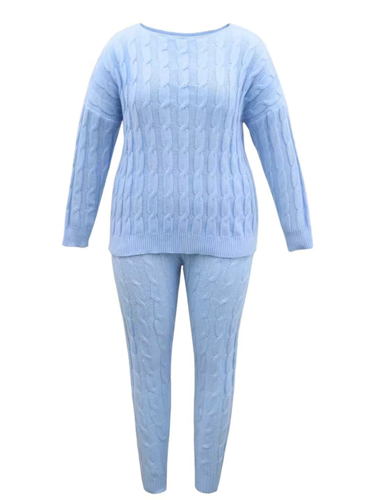 Teddy Sweater Set Plus Size