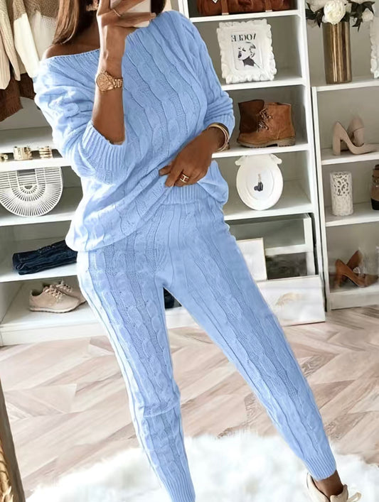 Teddy Sweater Set Plus Size