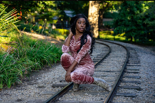 Stay Sassy Velour Pant Set