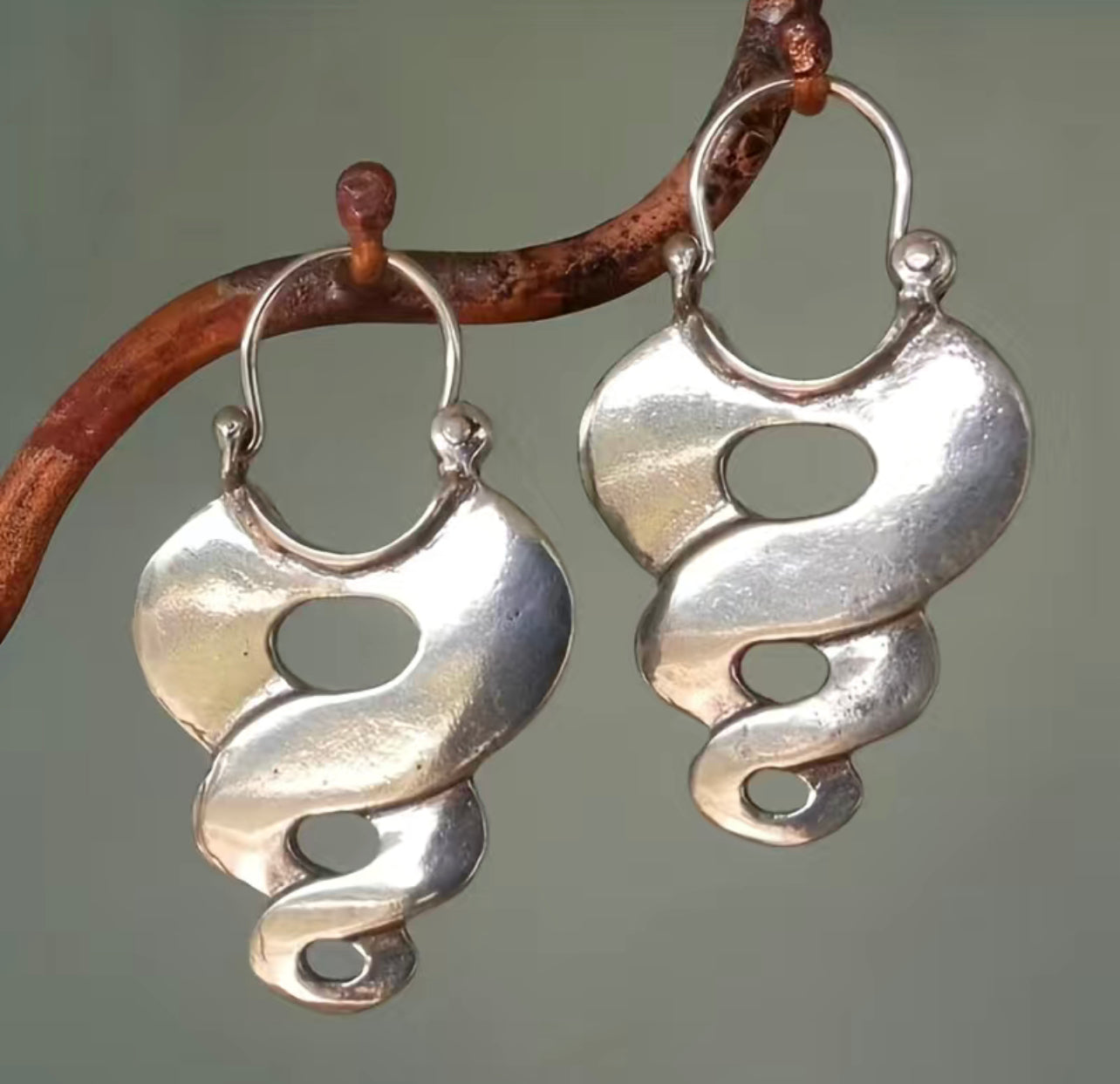 Spiral Effect Earrings